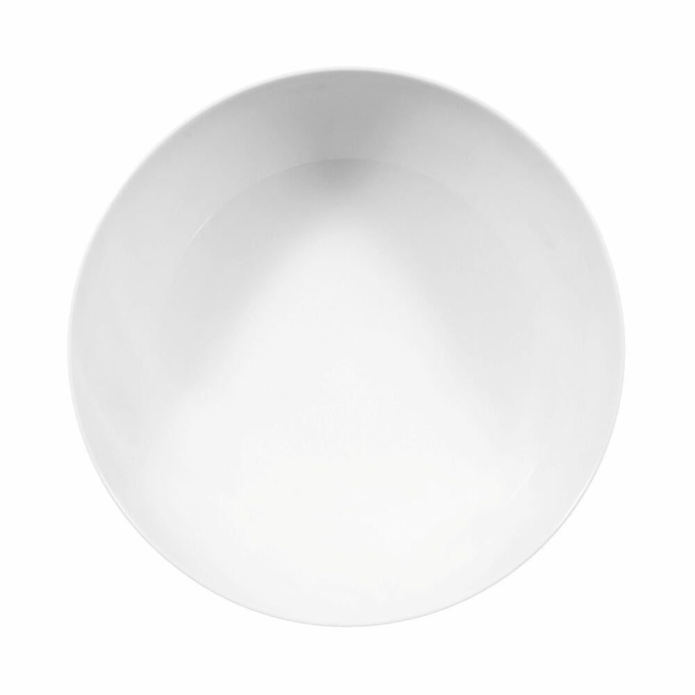 Seltmann Weiden Lido Schüssel Rund, Servierschale, Schale, Porzellan, Weiß, Ø 25.4 cm, 001.199680