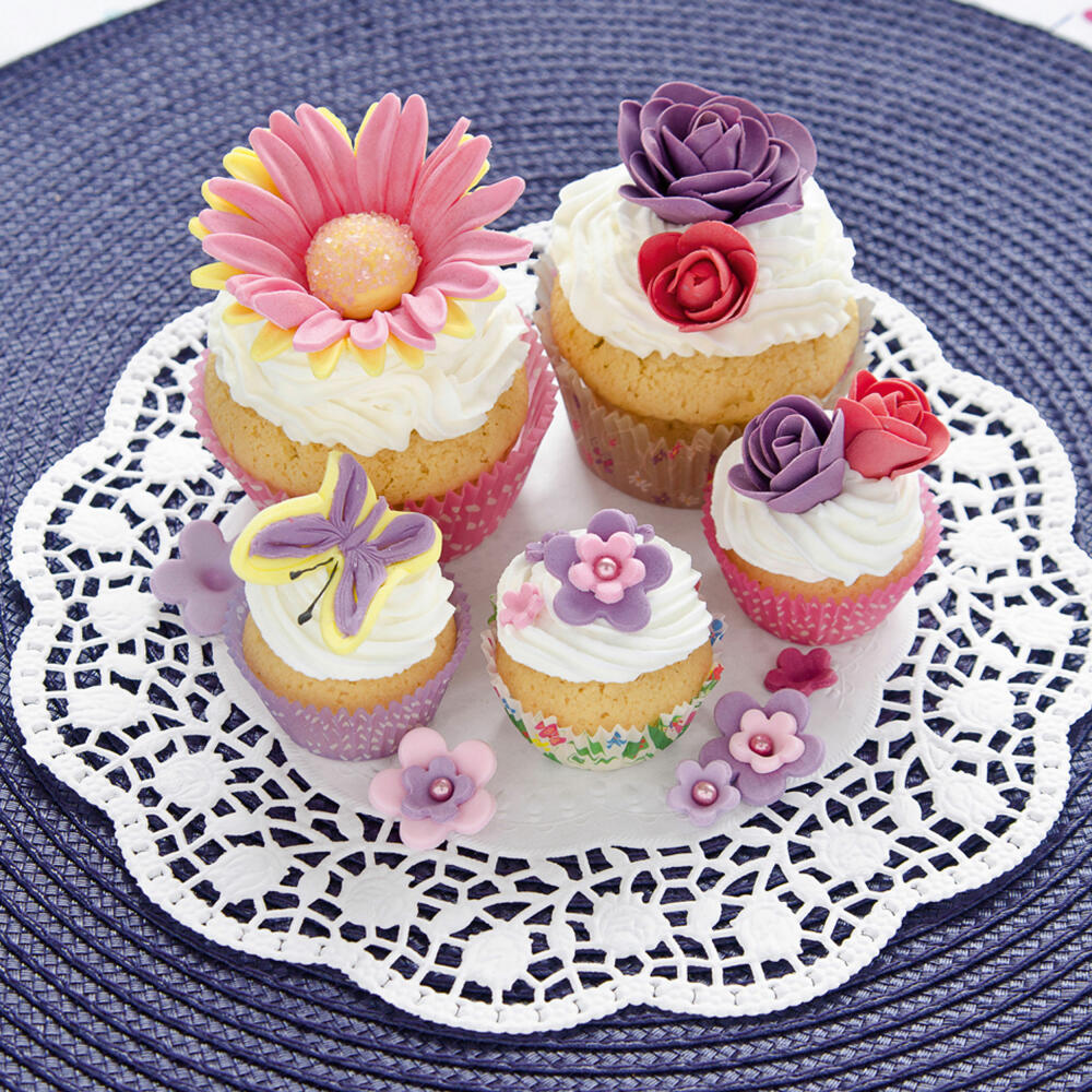 Städter Round Cake Doily, Set of 6, Cake Paper, Cake Base, Cake Doily, Paper, Ø 22 cm, 900127