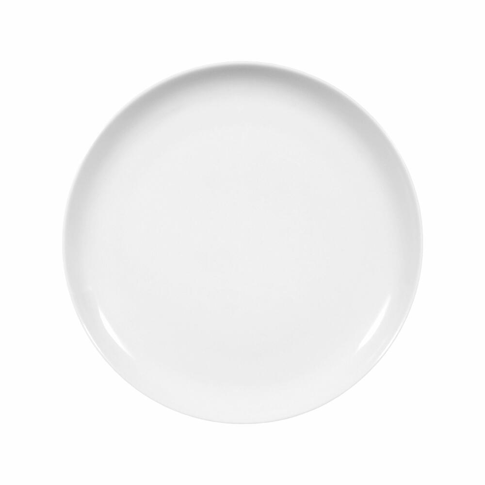 Seltmann Weiden Lido Frühstücksteller, Teller, Kuchenteller, Porzellan, Coup Weiß, Ø 20 cm, 001.198604