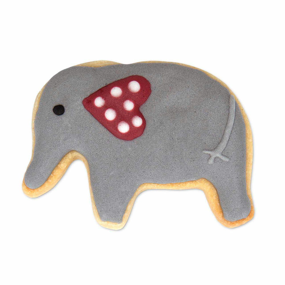 Städter elephant cookie cutter, cookie cutter, cookie mold, biscuit, cookies, stainless steel, 6 cm, 184152