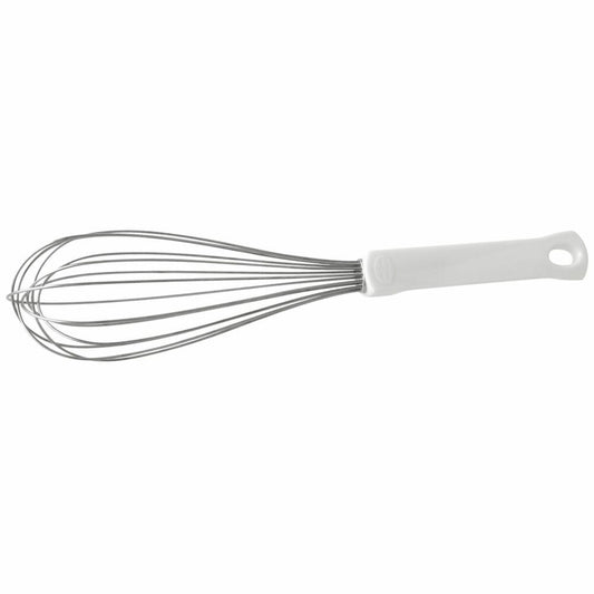 Dr. Oetker Kitchen Tools Classic Schneebesen, Schnee Besen, Rührbesen, Küchenhelfer, Kunststoff ABS / Edelstahl, Weiß, 30 cm, 2306