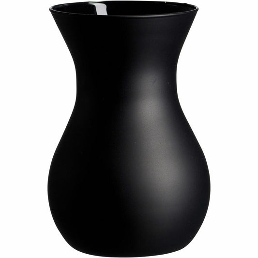 Ritzenhoff & Breker Vase Annalena, Blumenvase, Dekovase, Tischvase, Glas, Schwarz Matt, 18 cm, 816693