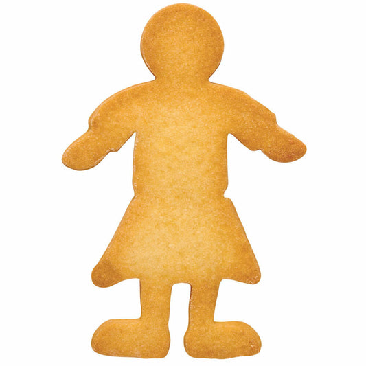 Städter Ausstecher Mädchen / Girl, Ausstechform, Plätzchenform, Keks, Plätzchen, Edelstahl, 12 cm, 039124