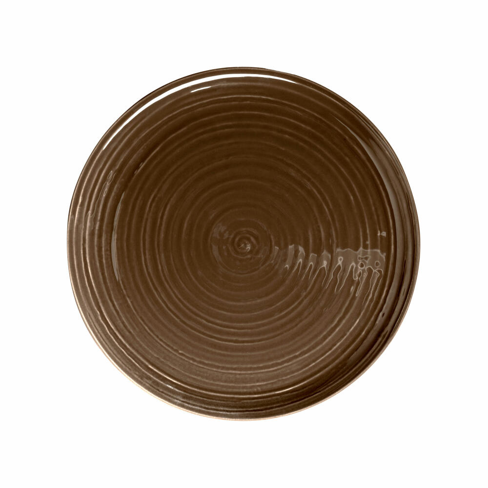 Seltmann Weiden Terra dinner plate, plate, porcelain, earth brown, Ø 31.5 cm, 001.766885