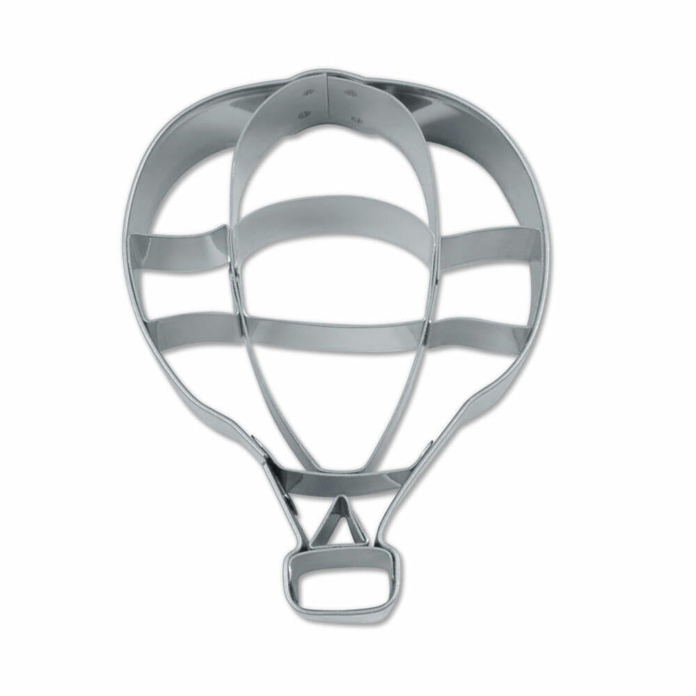 Städter Präge-Ausstecher Heißluftballon, Ausstechform, Plätzchenform, Keks, Plätzchen, Edelstahl, 6.5 cm, 216150