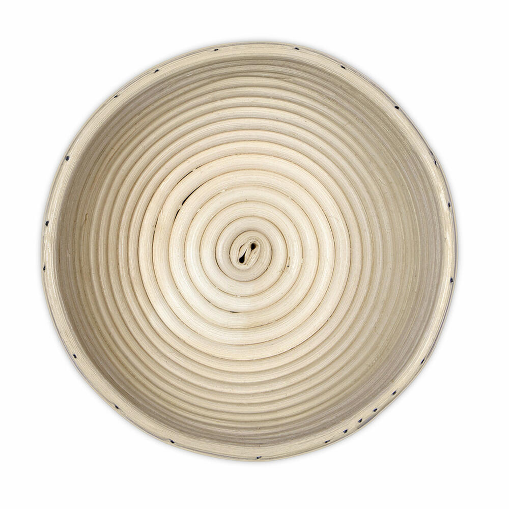 Städter Round Proofing Basket, Proofing Basket, Bread Form, Bread Dough, Bread Basket, Rattan, Ø 17 cm, 836013