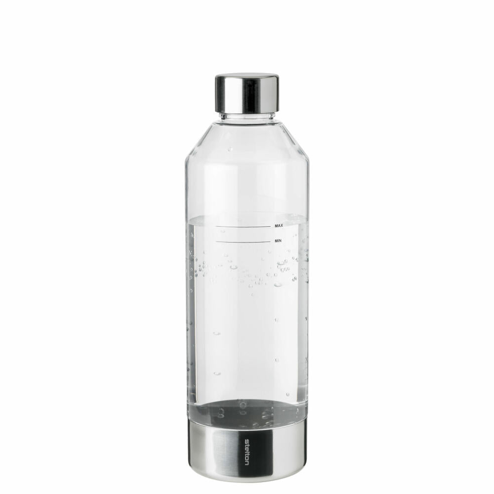 Stelton Brus water carbonator, for carbonated drinks, stainless steel, plastic, Dark Brown Metallic, 2100-2