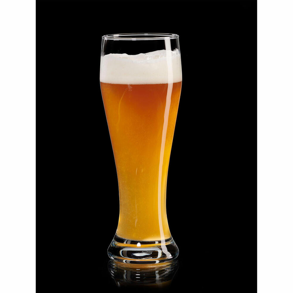 Ritzenhoff & Breker Weizenbierglas Noa 2er Set, Biergläser, Weizenglas, Glas, Klar, 500 ml, 812817