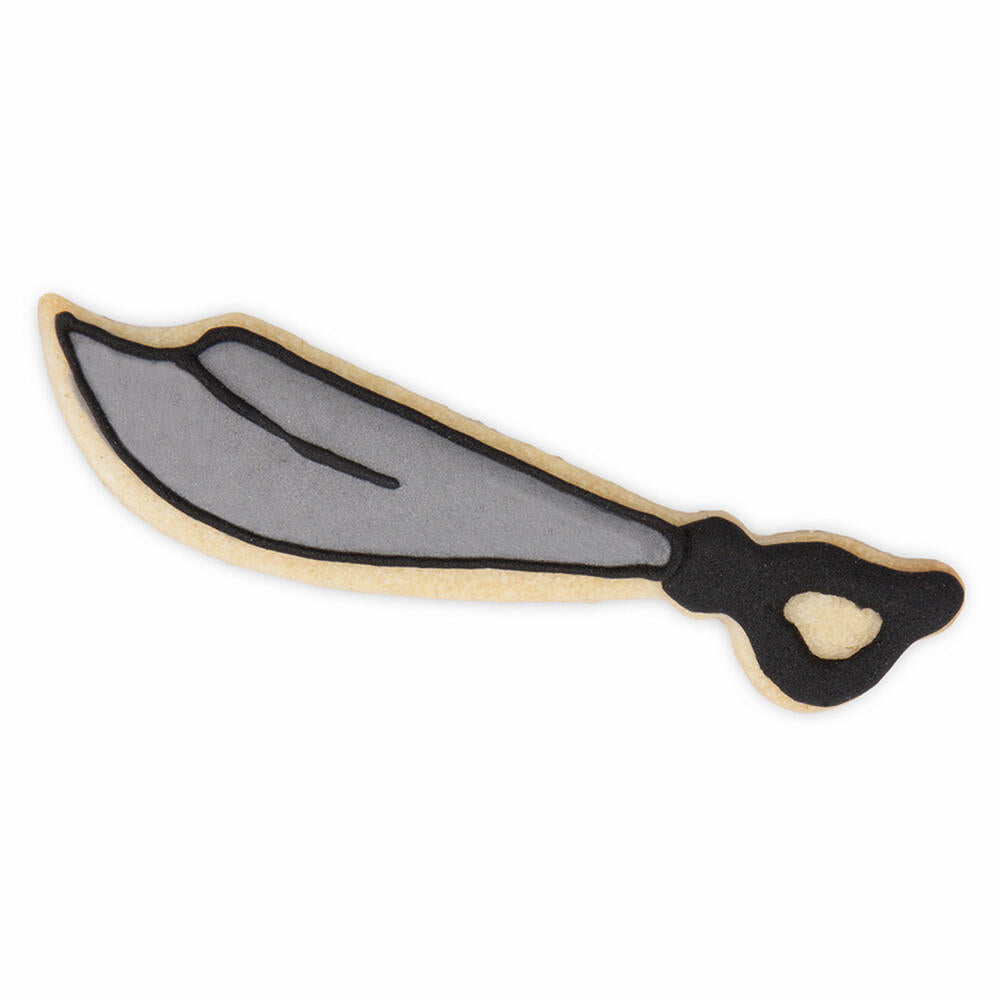 Städter cookie cutter pirate sword / sabre, cookie cutter, cookie mold, biscuit, cookies, stainless steel, 9 cm, 199538