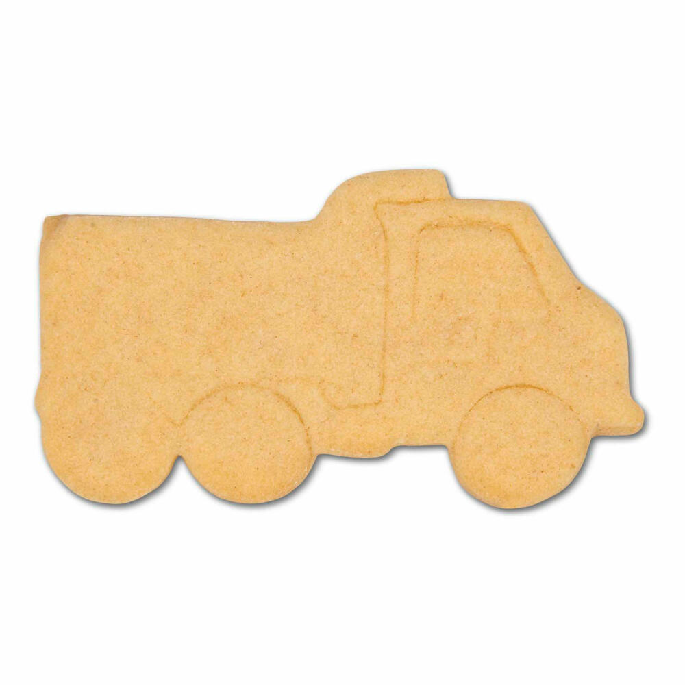 Städter embossed cookie cutter truck / lorry, cookie cutter, cookie shape, biscuit, cookies, stainless steel, 8 cm, 199613