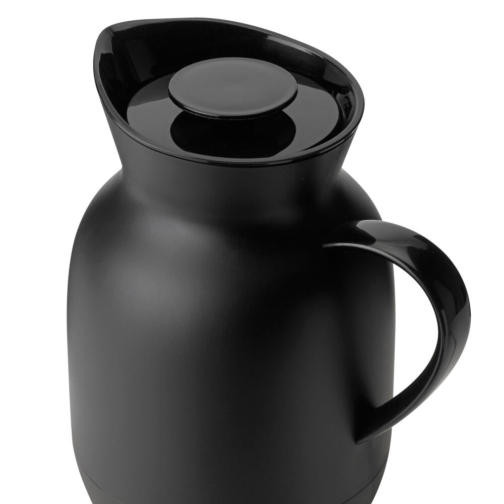 Stelton Wasserkocher Amphora, Edelstahl, Kunststoff, Soft Black, 1.2 L, 223-1