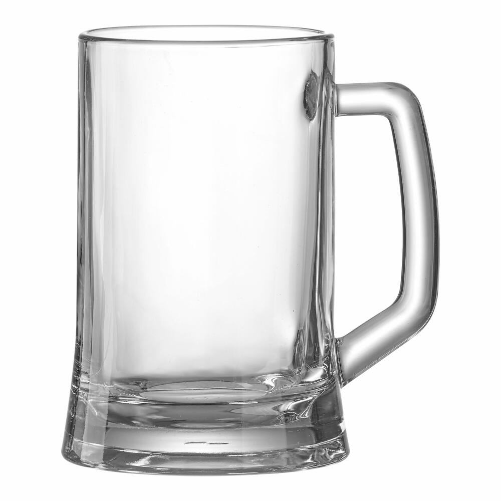 Ritzenhoff & Breker Bierseidel Leo, Bierglas, Seidel, Bierkrug, Glas, Klar, 500 ml, 817966