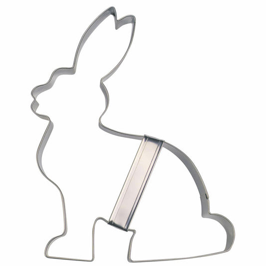 Städter Ausstecher Hase Sitzend, Ausstechform, Plätzchenform, Keks, Plätzchen, Edelstahl, 14 cm, 160422