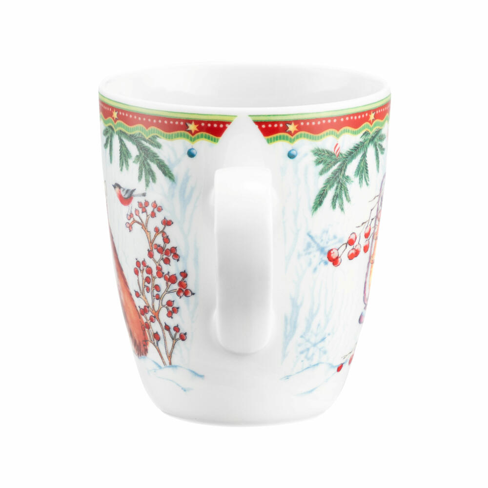 Seltmann Weiden mug with handle, coffee mug, tea cup, cup, porcelain, forest animals, 400 ml, 001.767892