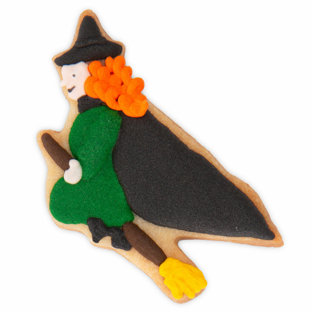 Städter cookie cutter witch, cookie cutter, cookie mold, biscuit, cookies, tinplate, 6 cm, 163096