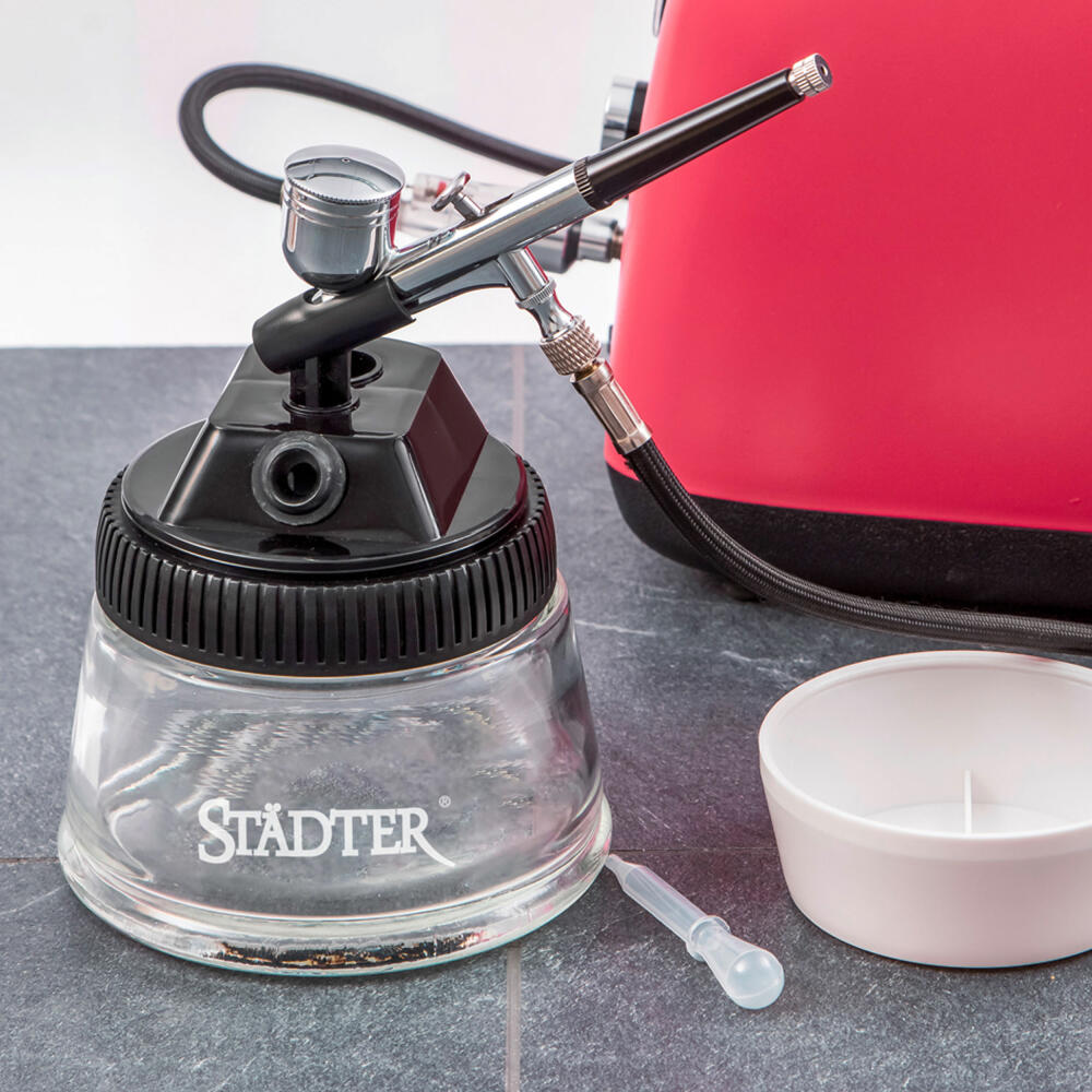 Städter Airbrush Cleaning Station, Cleaning, Airbrush Gun, Bracket, Holder, 330139