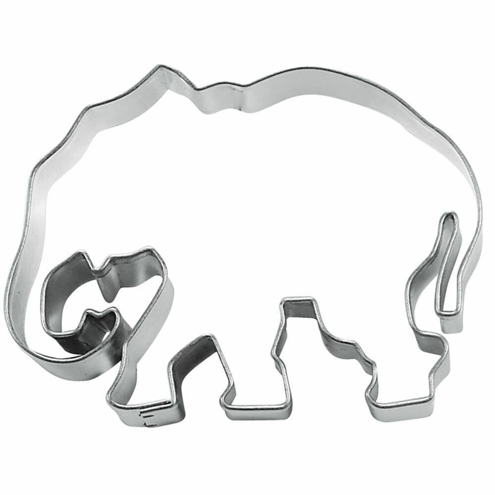 Städter elephant cookie cutter, cookie cutter, cookie mold, biscuit, cookies, stainless steel, 7 cm, 184213