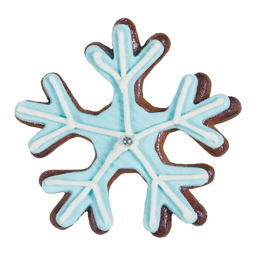 Städter cookie cutter snowflake, cookie cutter, cookie mold, biscuit, cookies, stainless steel, 6 cm, 175099