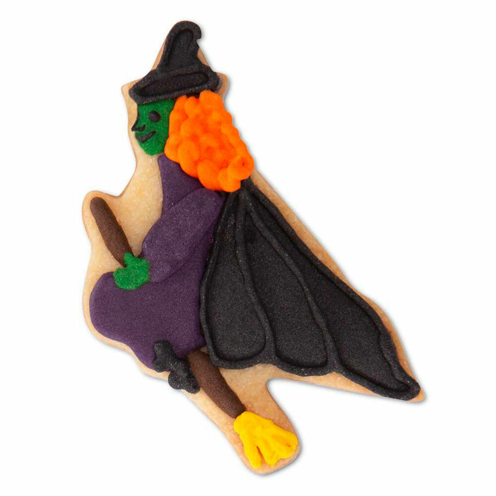 Städter cookie cutter witch, cookie cutter, cookie mold, biscuit, cookies, tinplate, 6 cm, 163096