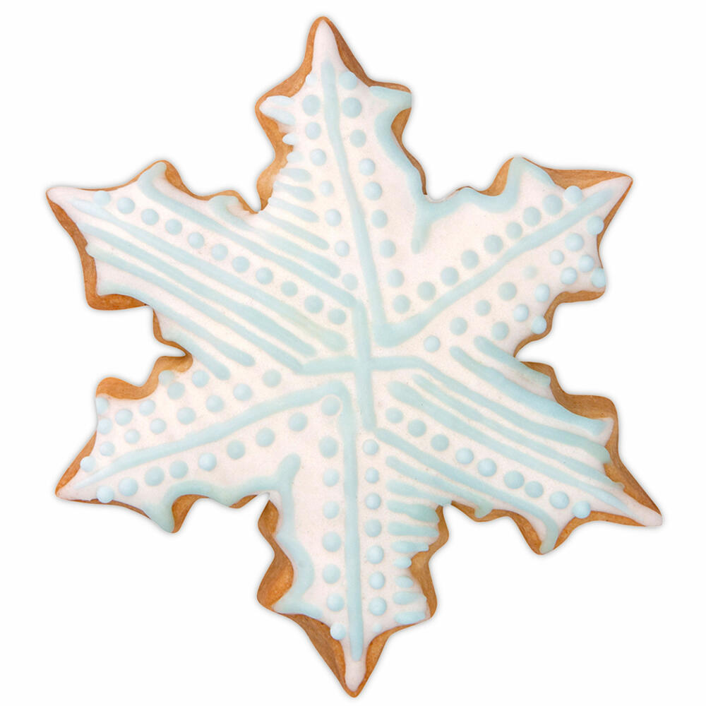 Städter ice crystal cookie cutter, cookie cutter, cookie mold, biscuit, cookies, stainless steel, 8 cm, 175112