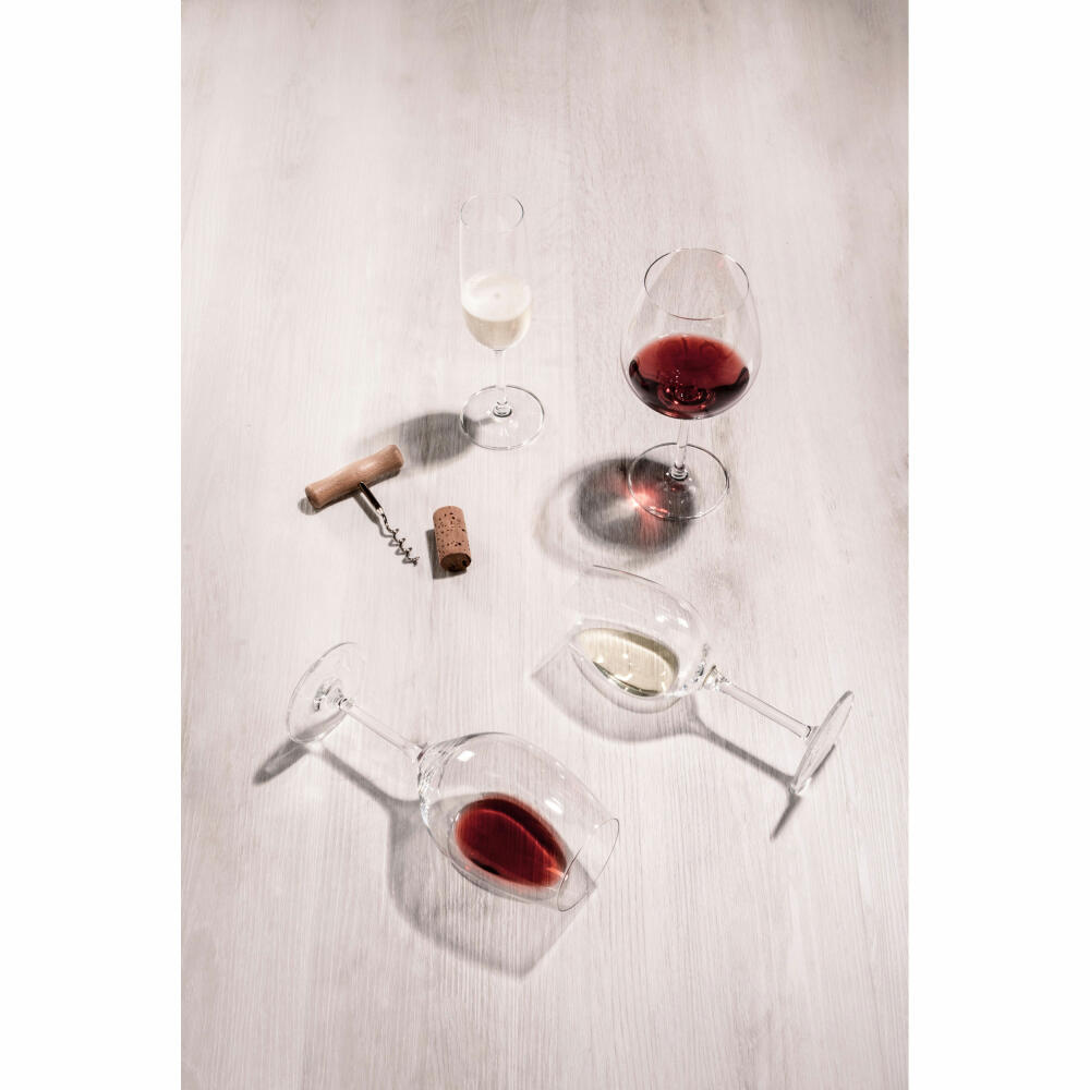 Schott Zwiesel Bordeaux Rotweinglas 4er Set For You, Weingläser, Glas, 600 ml, 121869