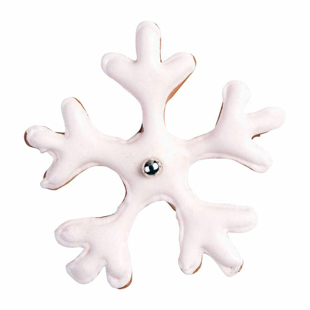 Städter cookie cutter snowflake, cookie cutter, cookie mold, biscuit, cookies, stainless steel, 6 cm, 175099