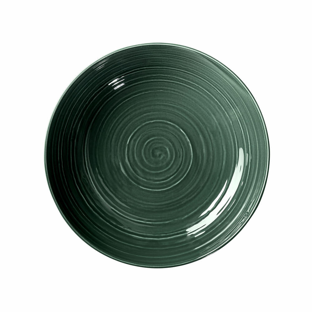Seltmann Weiden Terra Coupteller Deep, Pasta Plate, Plate, Porcelain, Moss Green, Ø 26 cm, 001.766888