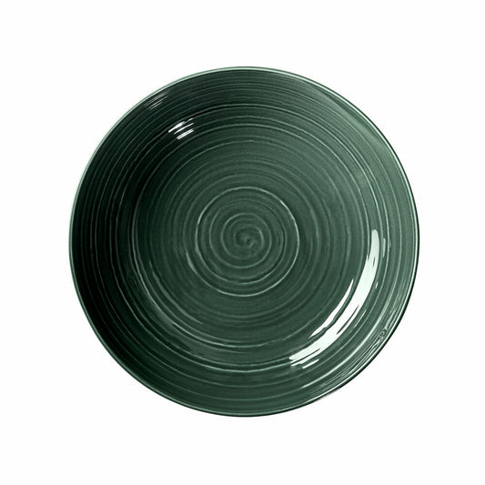 Seltmann Weiden Terra Coupteller Tief, Pastateller, Teller, Porzellan, Moosgrün, Ø 26 cm, 001.766888