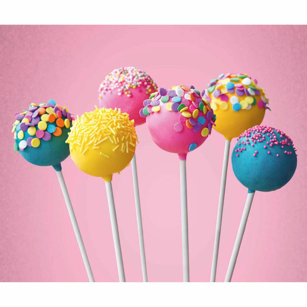 Städter Cake-Pop-Stiele, 50 Stück, Cake Pop Stiele, Kuchen, Lolliestiele, Papier, 10 cm, 336209