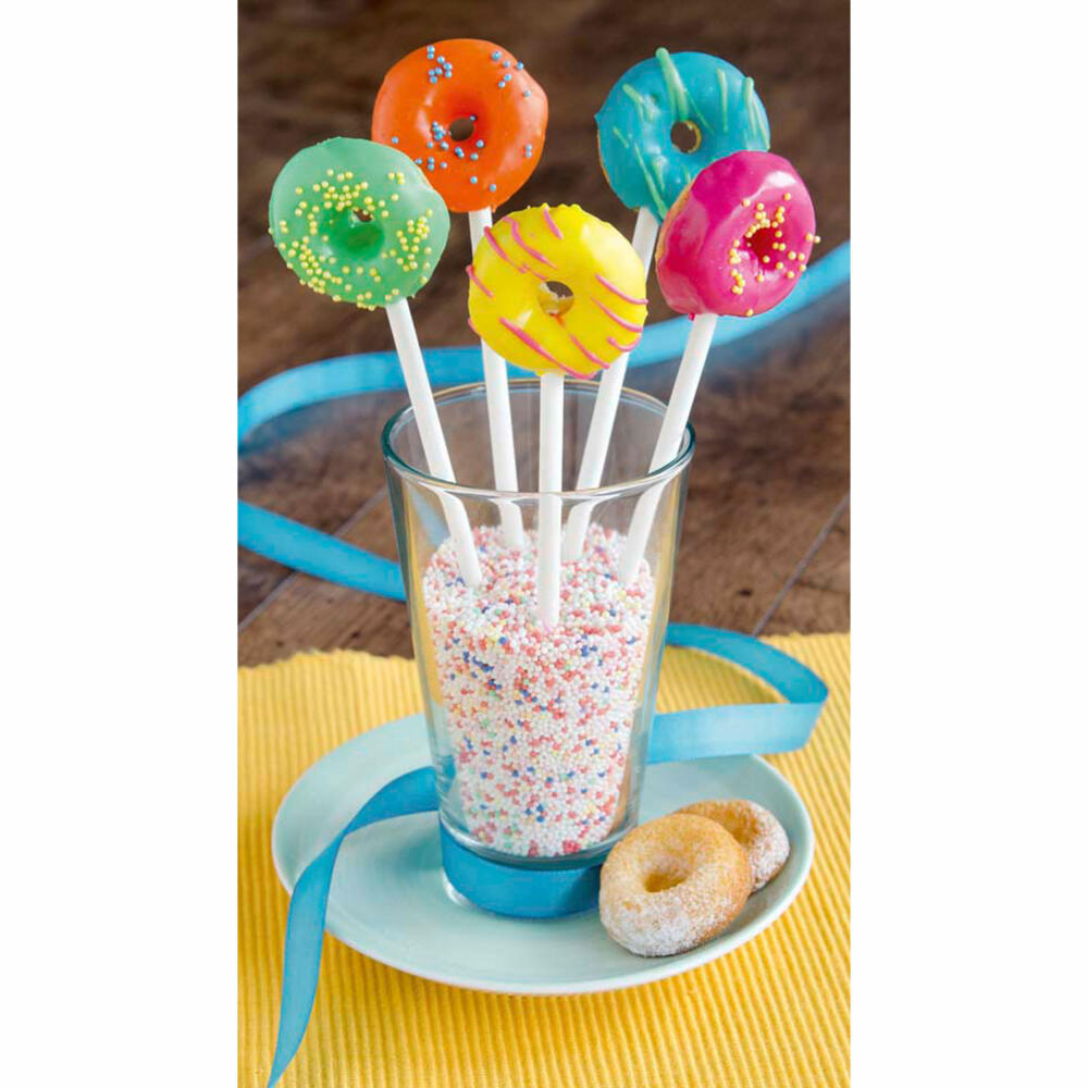 Städter Cake-Pop-Stiele, 50 Stück, Cake Pop Stiele, Kuchen, Lolliestiele, Papier, 15 cm, 336193