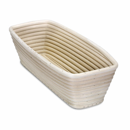 Städter fermentation basket rectangle, fermentation basket, bread form, bread dough, bread basket, rattan, 26.5 x 14 cm, 836044