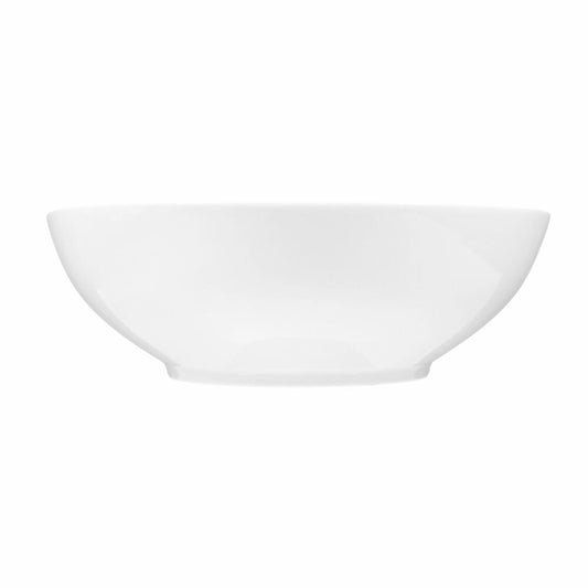 Seltmann Weiden Lido Schüssel Rund, Servierschale, Schale, Porzellan, Weiß, Ø 23.2 cm, 001.199604