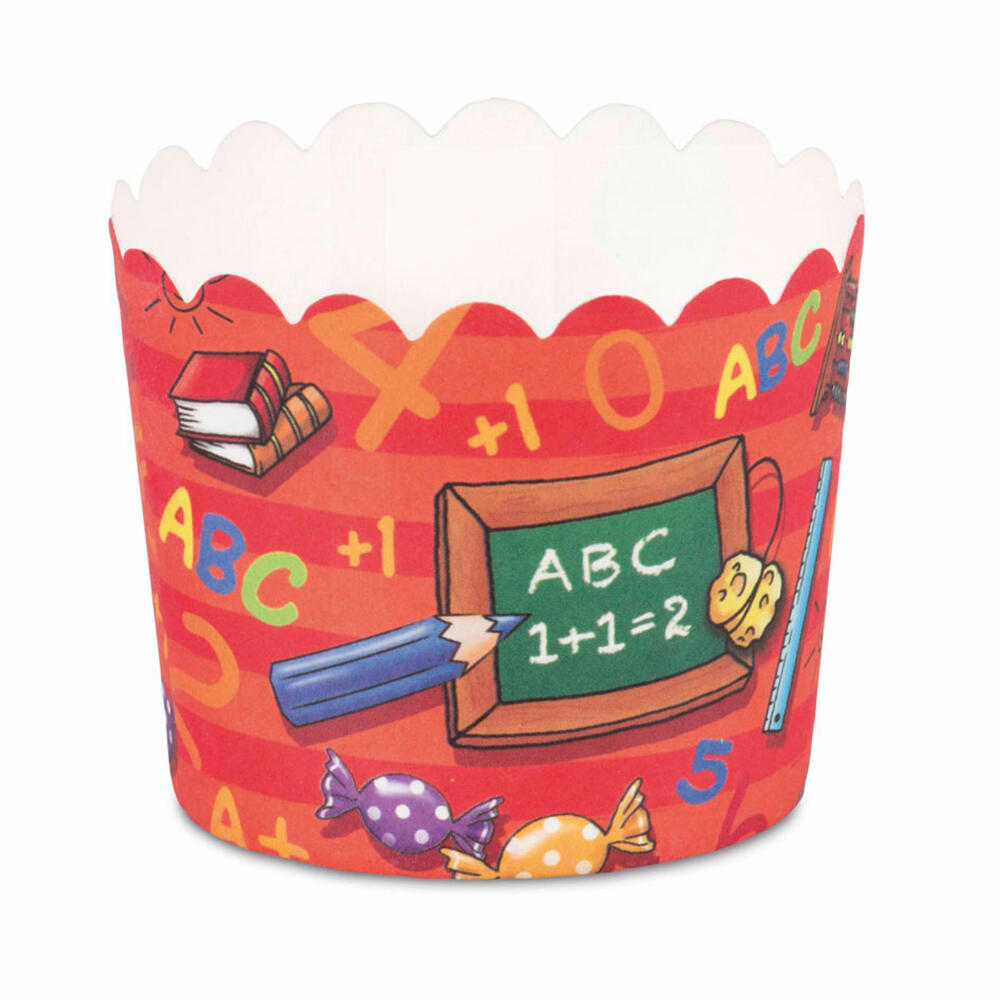 Städter Cupcake Baking Tin Now it's off Mini, 12 pieces, paper cups, baking cups, paper baking cups, paper, 337213