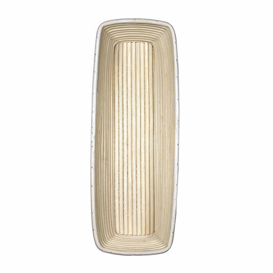 Städter Gärkorb Rechteck, Gärkörbchen, Brotform, Brotteig, Brot Korb, Rattan, 38.5 x 13.5 cm, 836037