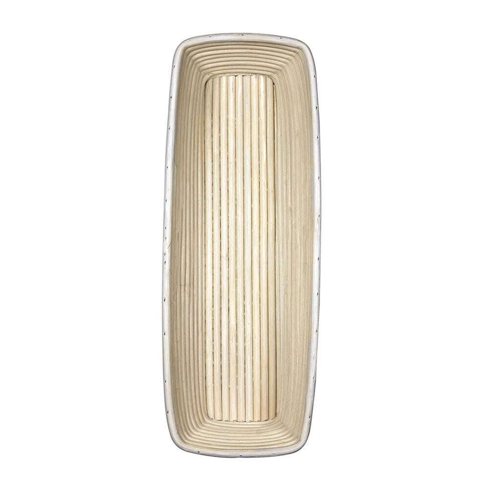 Städter fermentation basket rectangle, fermentation basket, bread form, bread dough, bread basket, rattan, 38.5 x 13.5 cm, 836037