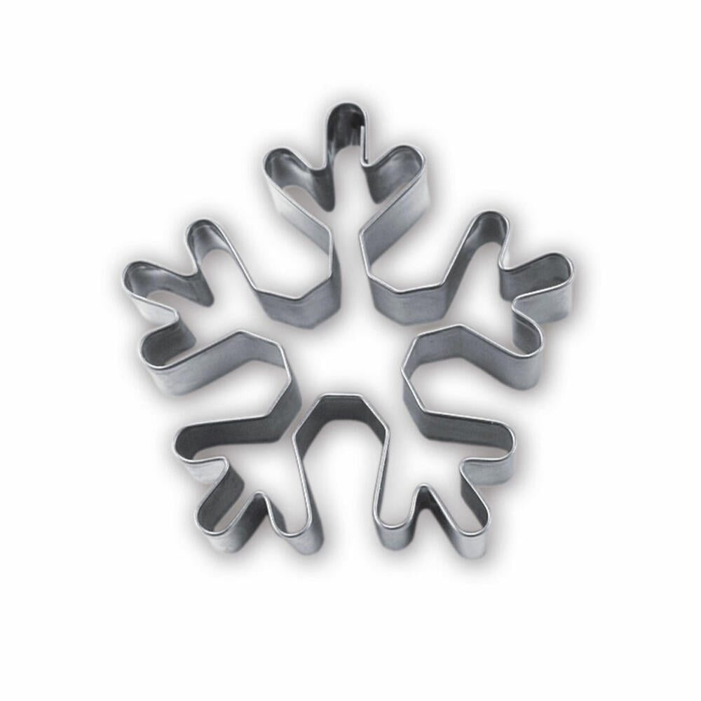 Städter cookie cutter snowflake, cookie cutter, cookie mold, biscuit, cookies, stainless steel, 6 cm, 175099