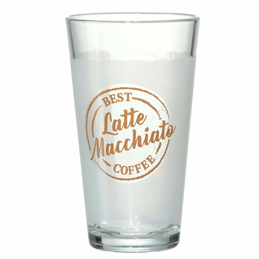 Ritzenhoff & Breker Latte Macchiato Glas Happy - Smell, Kaffeeglas, Kaffeebecher, Glas, Klar, 400 ml, 813418