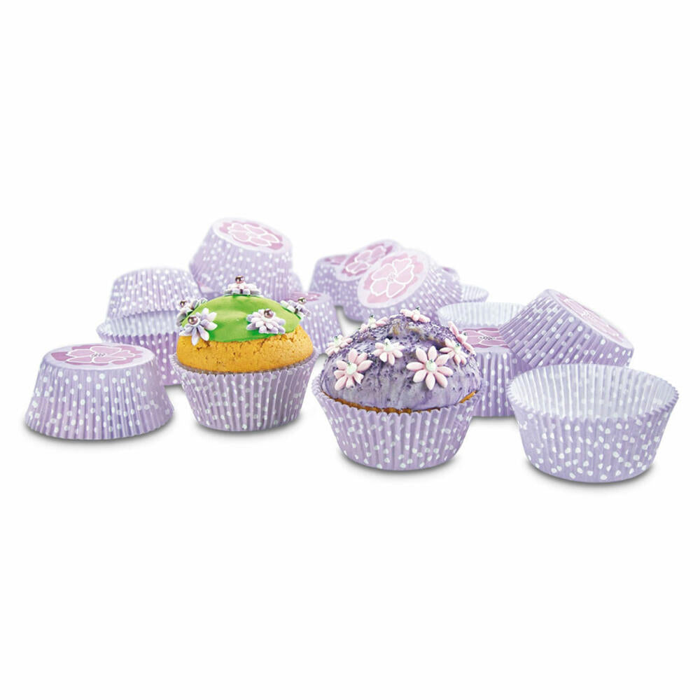 Städter Paper Baking Cups Flower Maxi, 50 pieces, paper cups, baking pan, muffin cups, paper, 335394