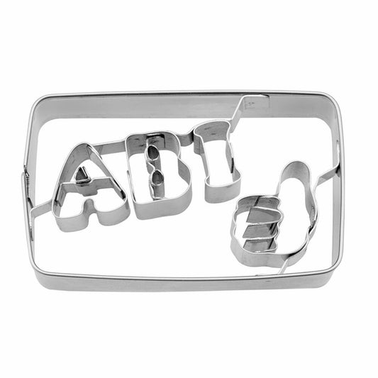 Städter embossed cookie cutter ABI, cookie cutter, cookie shape, biscuit, biscuits, stainless steel, 7 cm, 216822