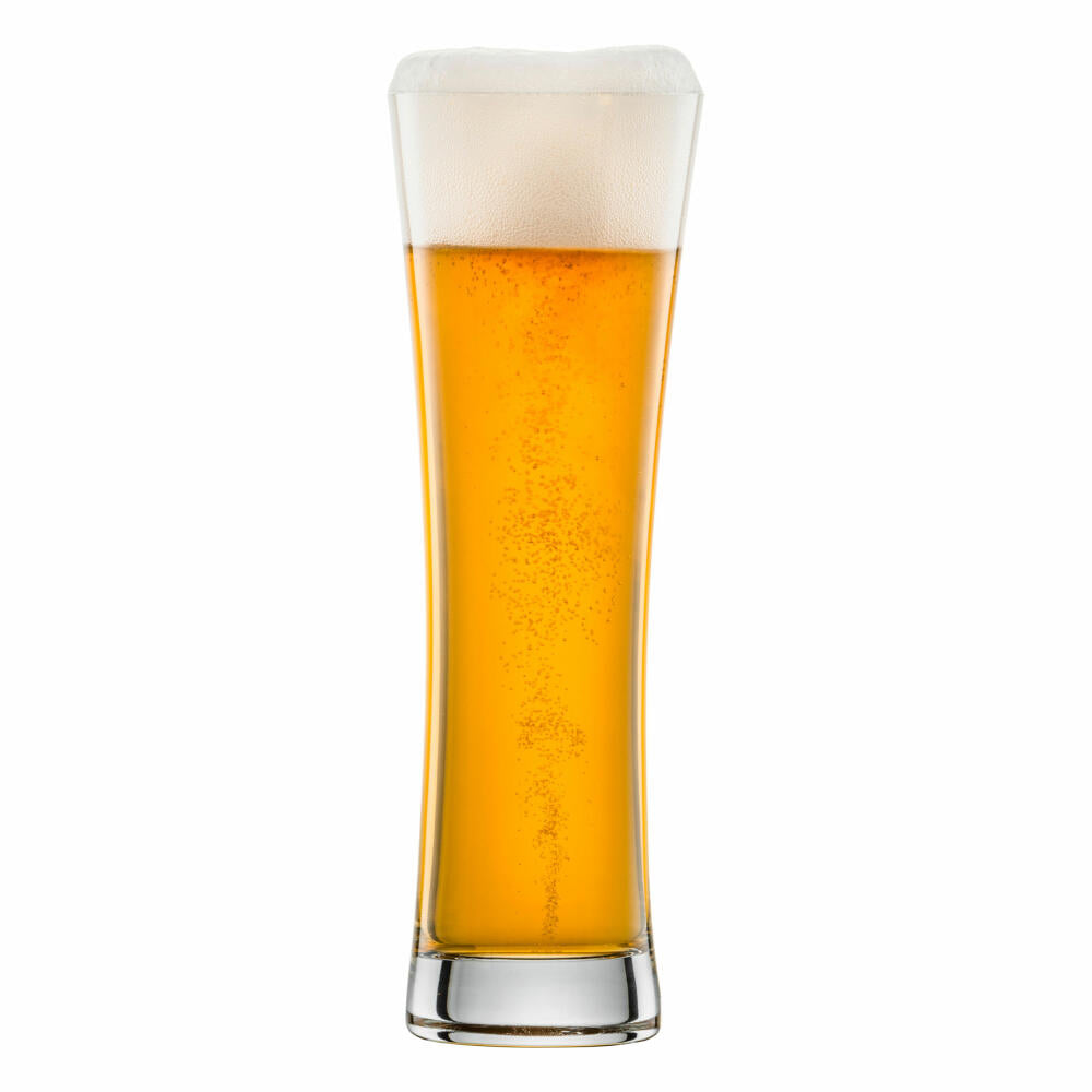 Schott Zwiesel Weizenbierglas 4er Set Beer Basic, Weißbiergläser, Glas, 300 ml, 130005