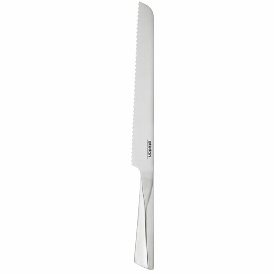 Stelton Brotmesser Trigono, Brotsäge, Küchenmesser, Chromium 18, Silbern, 38.5 cm, 350