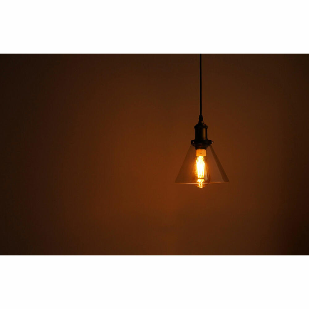 Yeelight Smart LED Filament Lampe Kolbenform, Smart Glühbirne, Birne, Dimmbar, 6 W, YLDP231EU