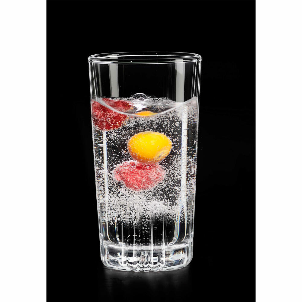 Ritzenhoff & Breker Longdrinkglas Macau 6er Set, Becher, Glas, Klar, 385 ml, 813173