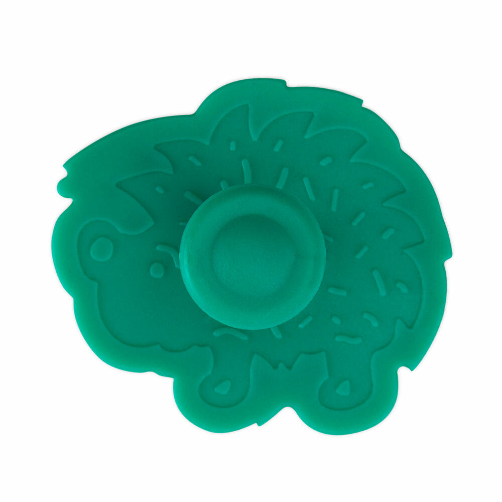 Städter embossed cookie cutter hedgehog, cookie cutter, cookie mold, PP plastic, green, 4.5 cm, 171930