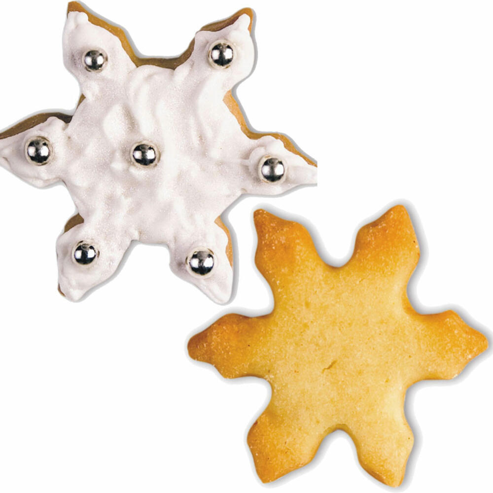 Städter ice crystal cookie cutter, cookie cutter, cookie mold, biscuit, cookies, stainless steel, 4 cm, 175150