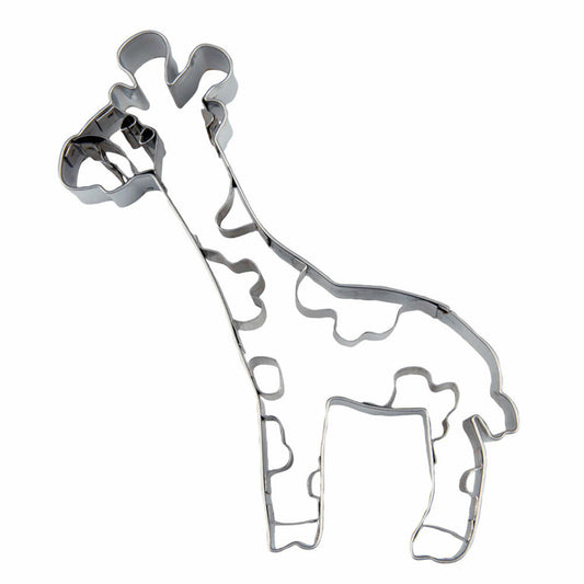 Städter Präge-Ausstecher Giraffe, Ausstechform, Plätzchenform, Keks, Plätzchen, Edelstahl, 12.5 cm, 153042