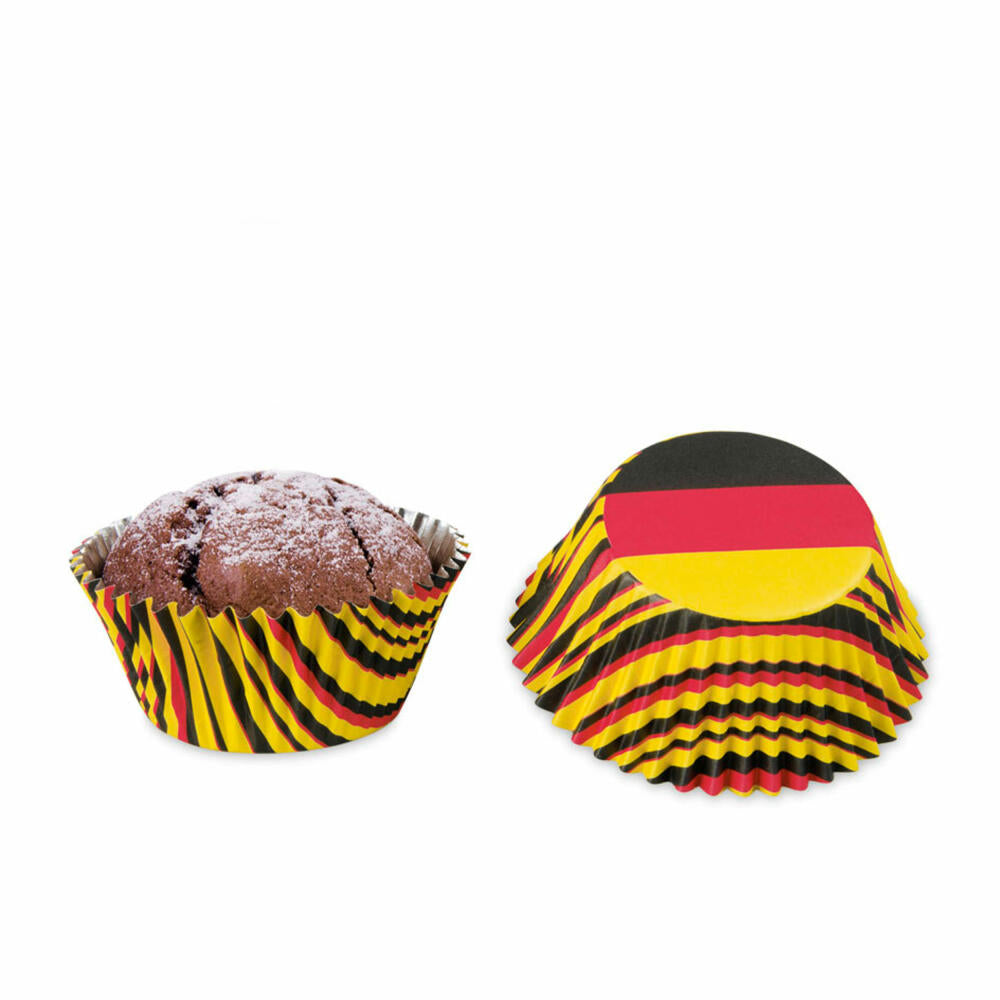 Städter Papier-Backförmchen Deutschland, 50 Stück, Papierförmchen, Backform, Muffinförmchen, Papier, 336216