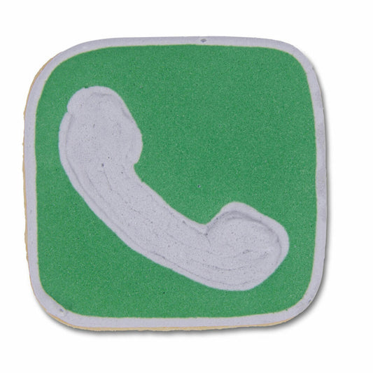 Städter Präge-Ausstecher App-Cutter Phone, Ausstechform, Plätzchenform, Keks, Plätzchen, Edelstahl, 6.5 cm, 199088