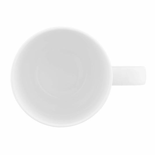 Seltmann Weiden Becher mit Henkel, Kaffeebecher, Teetasse, Tasse, Porzellan, Schneemann, 400 ml, 001.767891