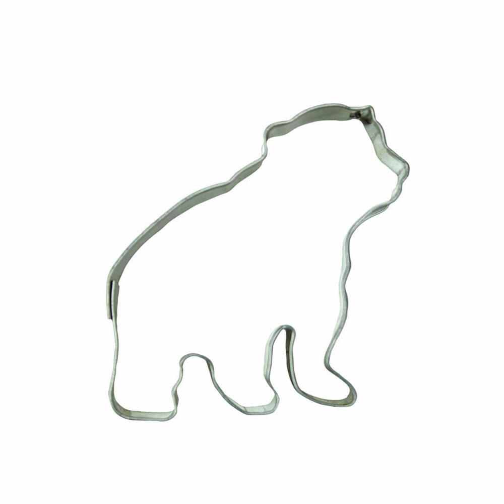 Städter cookie cutter polar bear, cookie cutter, cookie mold, biscuit, cookies, stainless steel, 7 cm, 040083